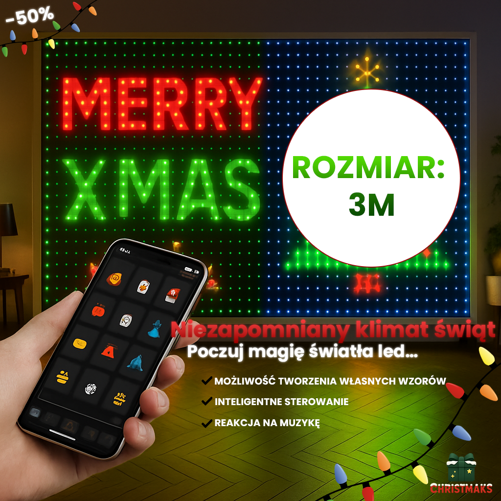 GlowMass™ - Inteligentne lampki LED